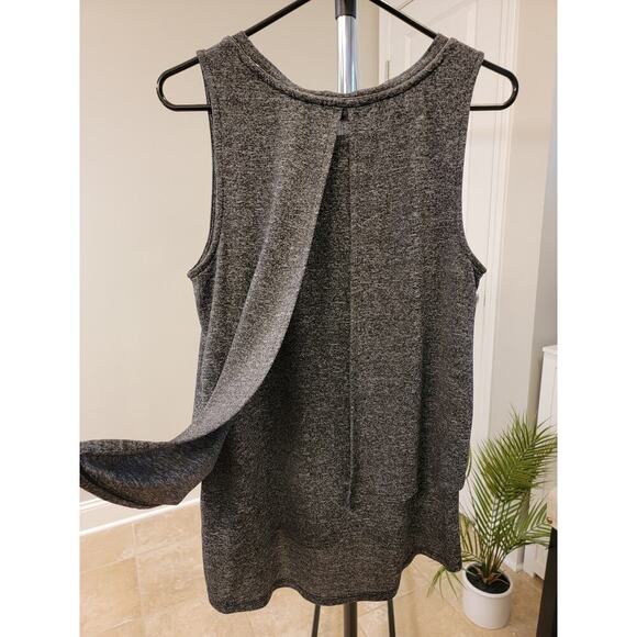 Apt. 9 Grey Multi-layered Tank Embellished Neckline - Picture 3 of 6